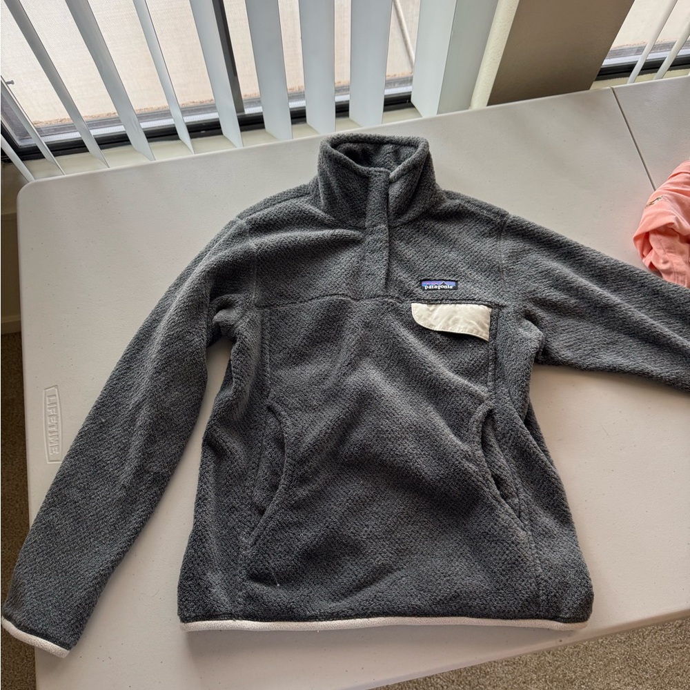 Patagonia Gray Fleece Half-Zip